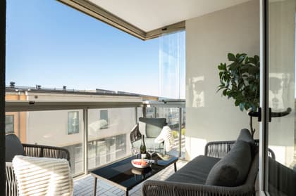 Balkong eller utsiktsbild