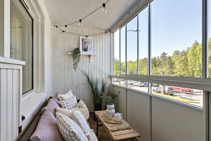 Balkong eller utsiktsbild