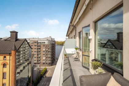 Balkong eller utsiktsbild