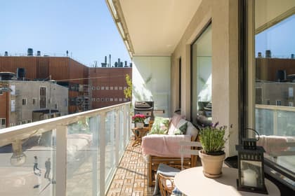 Balkong eller utsiktsbild