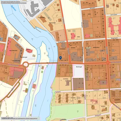 Illustrerad karta över fastigheten eller området