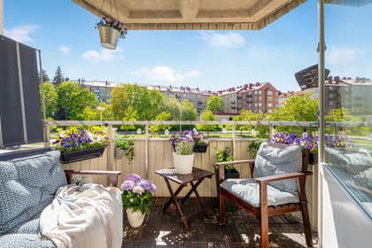 Balkong eller utsiktsbild