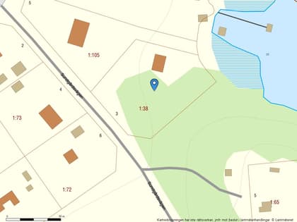 Illustrerad karta över fastigheten eller området