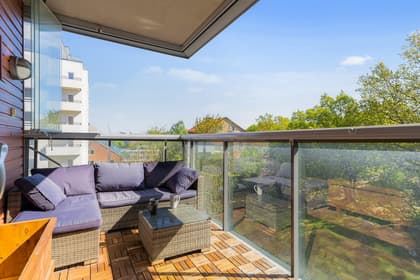 Balkong eller utsiktsbild