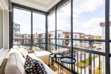 Balkong eller utsiktsbild