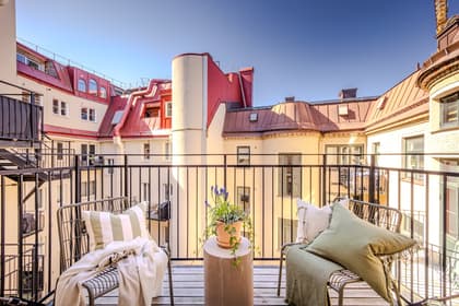 Balkong eller utsiktsbild