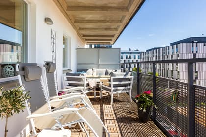 Balkong eller utsiktsbild