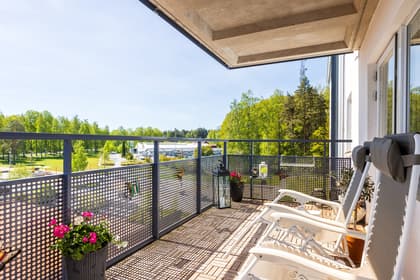 Balkong eller utsiktsbild