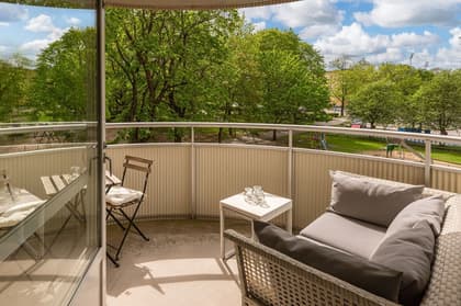 Balkong eller utsiktsbild