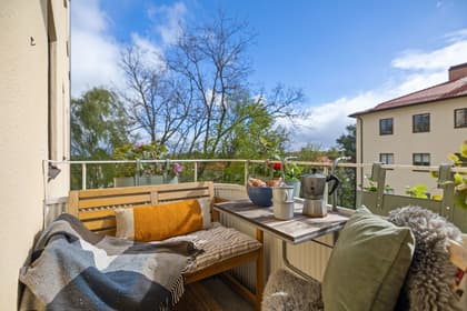 Balkong eller utsiktsbild