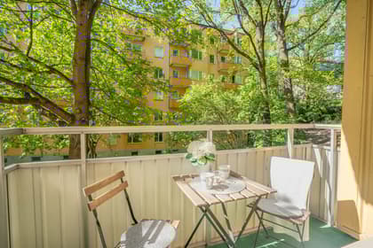 Balkong eller utsiktsbild