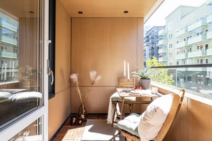 Balkong eller utsiktsbild