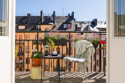 Balkong eller utsiktsbild