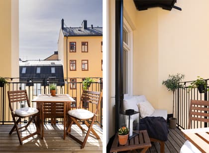 Balkong eller utsiktsbild