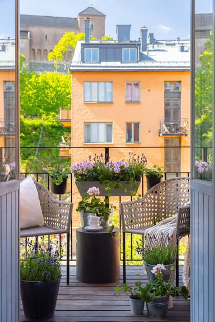 Balkong eller utsiktsbild