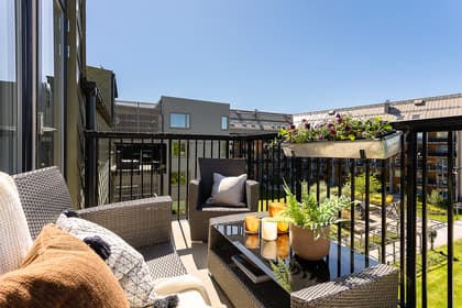 Balkong eller utsiktsbild