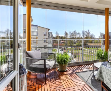 Balkong eller utsiktsbild