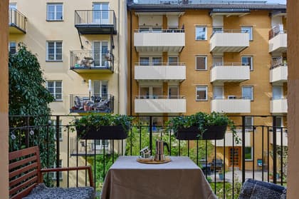 Balkong eller utsiktsbild