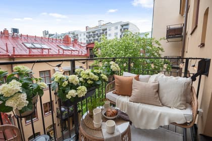 Balkong eller utsiktsbild