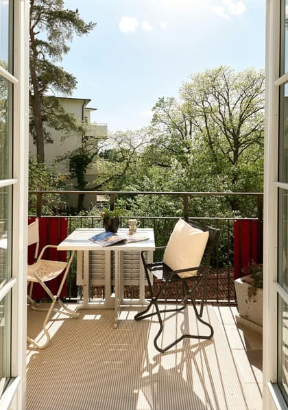 Balkong eller utsiktsbild