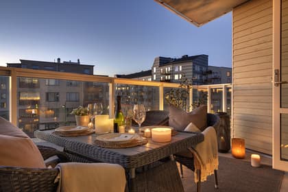 Balkong eller utsiktsbild