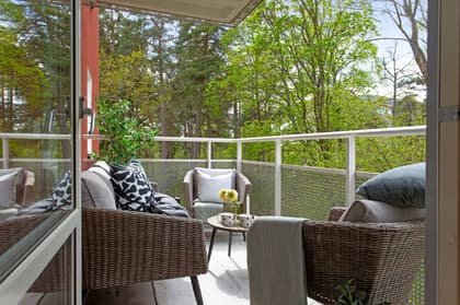 Balkong eller utsiktsbild