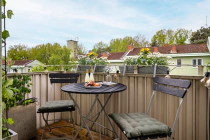 Balkong eller utsiktsbild