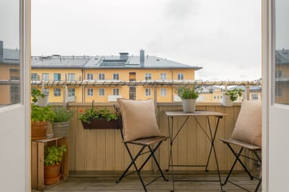 Balkong eller utsiktsbild