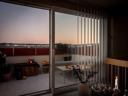 Balkong eller utsiktsbild