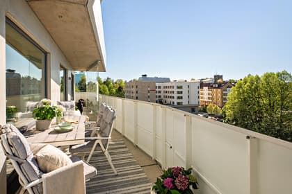 Balkong eller utsiktsbild