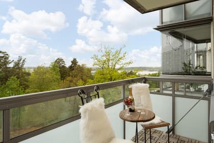 Balkong eller utsiktsbild