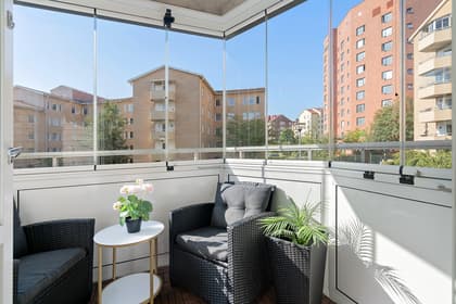 Balkong eller utsiktsbild