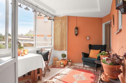 Balkong eller utsiktsbild