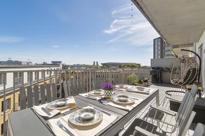 Balkong eller utsiktsbild