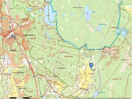 Illustrerad karta över fastigheten eller området