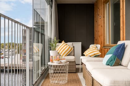 Balkong eller utsiktsbild