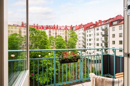 Balkong eller utsiktsbild