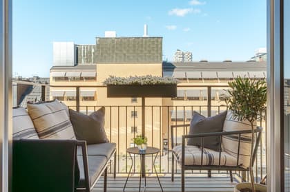 Balkong eller utsiktsbild