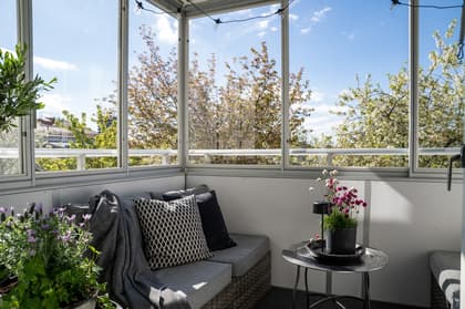 Balkong eller utsiktsbild