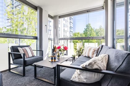 Balkong eller utsiktsbild