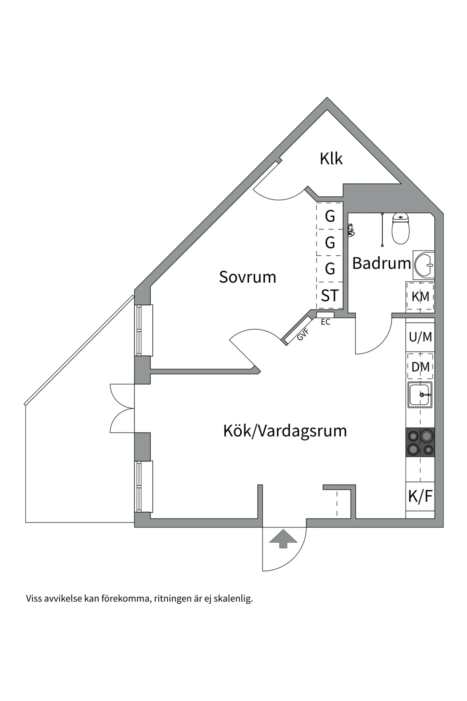 Planritning för Nya gatan 9