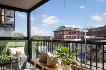 Balkong eller utsiktsbild