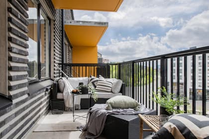 Balkong eller utsiktsbild