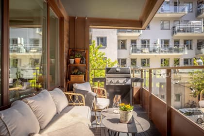 Balkong eller utsiktsbild