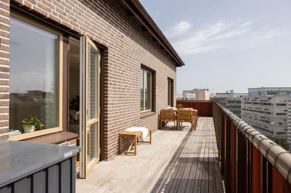 Balkong eller utsiktsbild