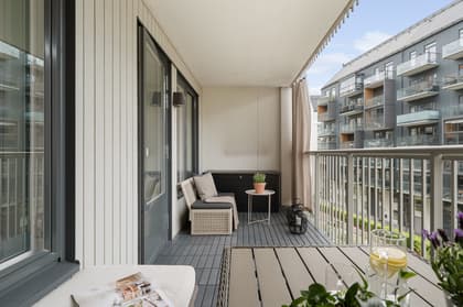 Balkong eller utsiktsbild