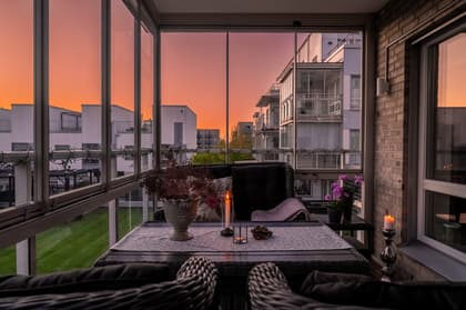 Balkong eller utsiktsbild