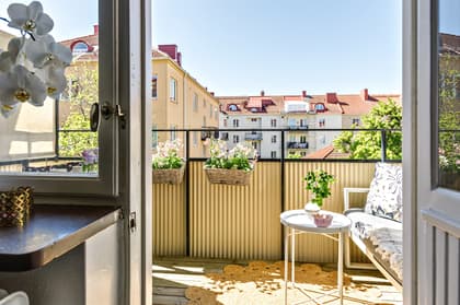 Balkong eller utsiktsbild