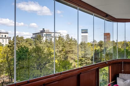 Balkong eller utsiktsbild