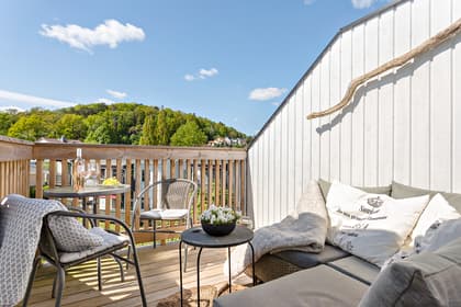 Balkong eller utsiktsbild